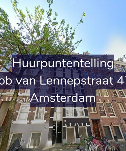 Foto gevel Huurpuntentelling voor Jacob van Lennepstraat 47-1, Amsterdam