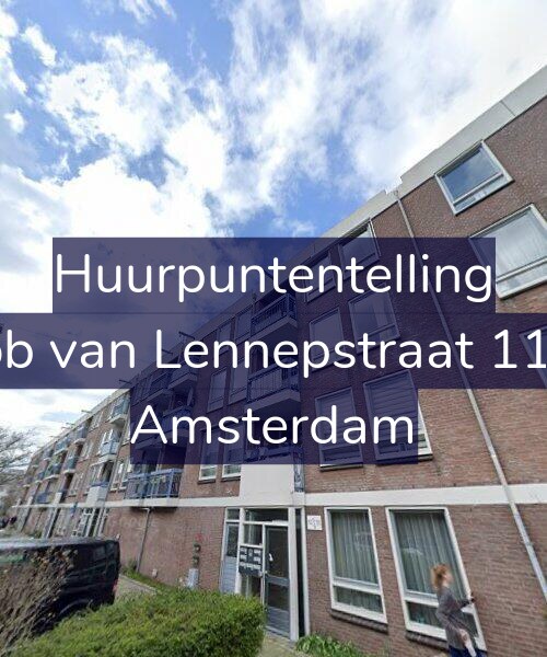 Foto gevel Huurpuntentelling voor Jacob van Lennepstraat 110-C, Amsterdam