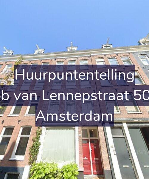 Foto gevel Huurpuntentelling voor Jacob van Lennepstraat 50-1V, Amsterdam