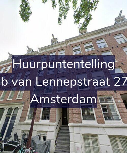 Foto gevel Huurpuntentelling voor Jacob van Lennepstraat 27-2V, Amsterdam