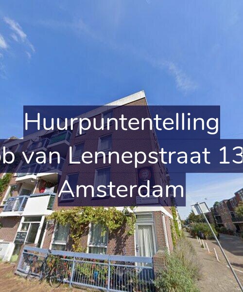 Foto gevel Huurpuntentelling voor Jacob van Lennepstraat 132-C, Amsterdam