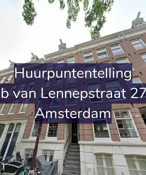 Foto gevel Huurpuntentelling voor Jacob van Lennepstraat 27-3A, Amsterdam