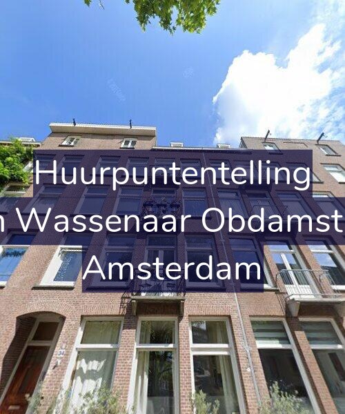 Foto gevel Huurpuntentelling voor Jacob van Wassenaar Obdamstraat 34-3, Amsterdam