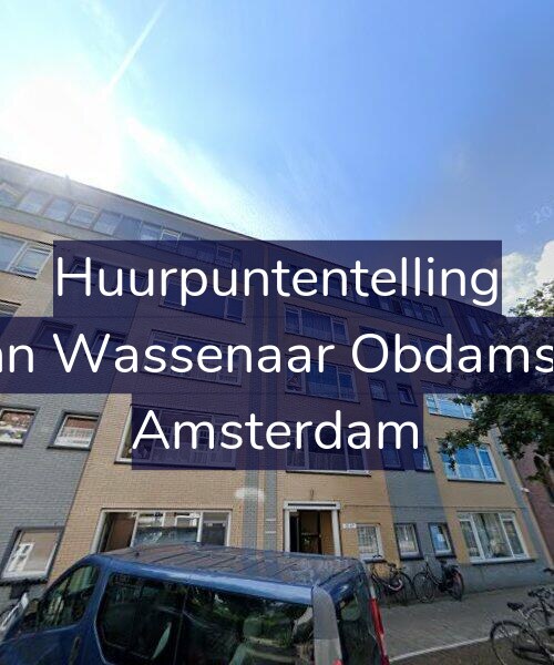 Foto gevel Huurpuntentelling voor Jacob van Wassenaar Obdamstraat 17, Amsterdam