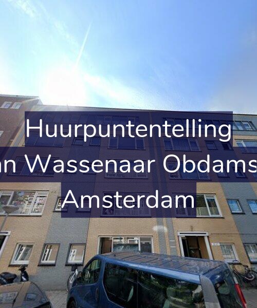 Foto gevel Huurpuntentelling voor Jacob van Wassenaar Obdamstraat 21, Amsterdam
