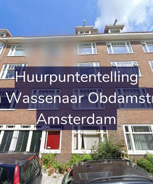 Foto gevel Huurpuntentelling voor Jacob van Wassenaar Obdamstraat 16-H, Amsterdam
