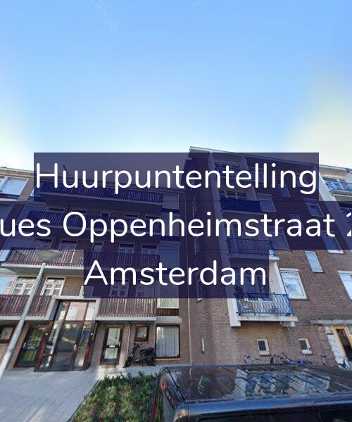 Foto gevel Huurpuntentelling voor Jacques Oppenheimstraat 22-1, Amsterdam