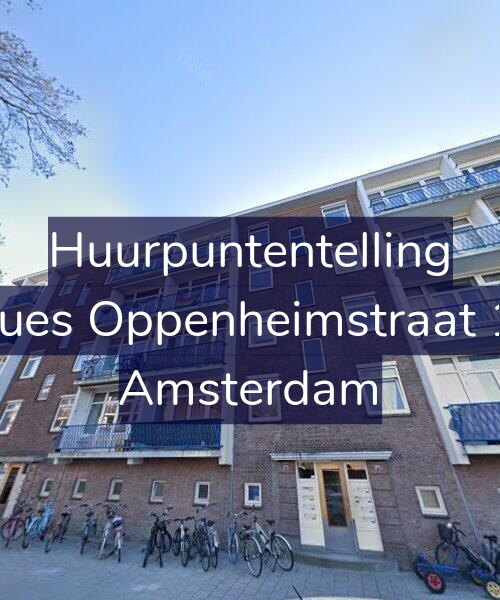 Foto gevel Huurpuntentelling voor Jacques Oppenheimstraat 16-1, Amsterdam