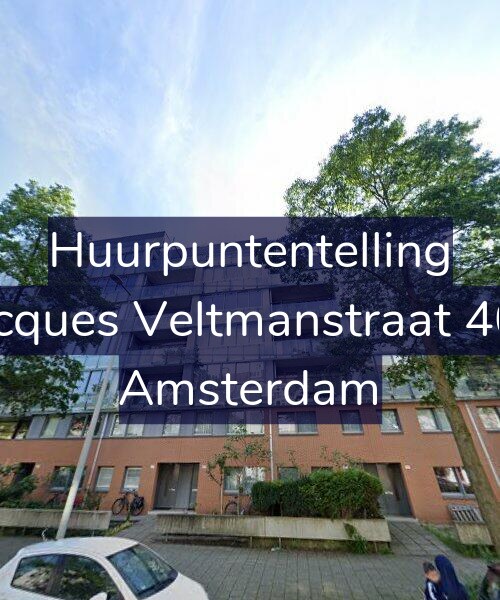 Foto gevel Huurpuntentelling voor Jacques Veltmanstraat 407, Amsterdam