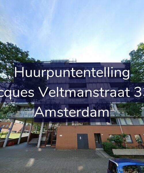 Foto gevel Huurpuntentelling voor Jacques Veltmanstraat 339, Amsterdam