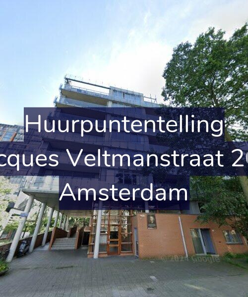 Foto gevel Huurpuntentelling voor Jacques Veltmanstraat 201, Amsterdam