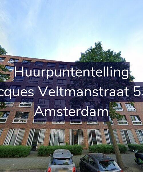 Foto gevel Huurpuntentelling voor Jacques Veltmanstraat 557, Amsterdam
