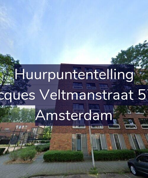 Foto gevel Huurpuntentelling voor Jacques Veltmanstraat 573, Amsterdam