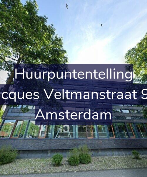 Foto gevel Huurpuntentelling voor Jacques Veltmanstraat 91, Amsterdam
