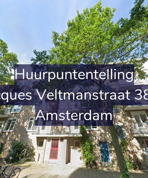 Foto gevel Huurpuntentelling voor Jacques Veltmanstraat 38-1, Amsterdam
