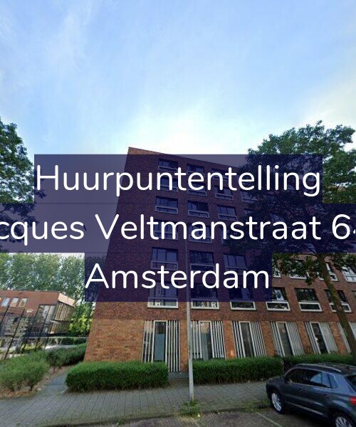 Foto gevel Huurpuntentelling voor Jacques Veltmanstraat 649, Amsterdam
