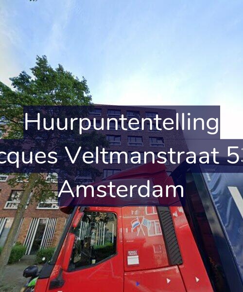 Foto gevel Huurpuntentelling voor Jacques Veltmanstraat 535, Amsterdam