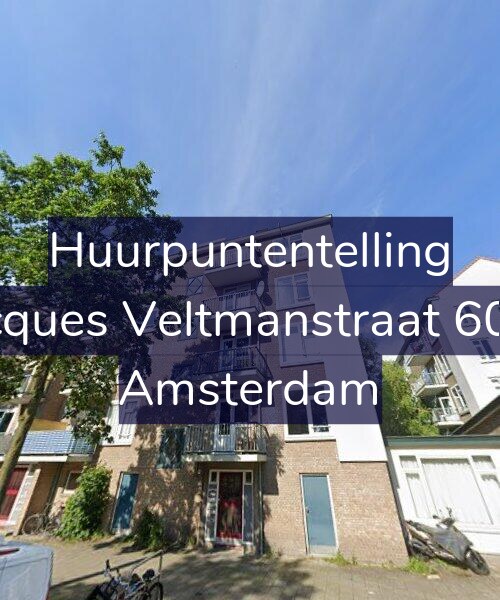 Foto gevel Huurpuntentelling voor Jacques Veltmanstraat 60-1, Amsterdam