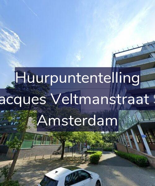 Foto gevel Huurpuntentelling voor Jacques Veltmanstraat 9, Amsterdam