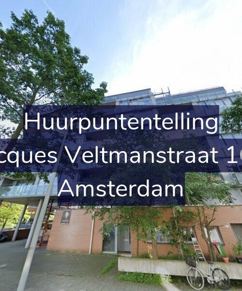 Foto gevel Huurpuntentelling voor Jacques Veltmanstraat 169, Amsterdam