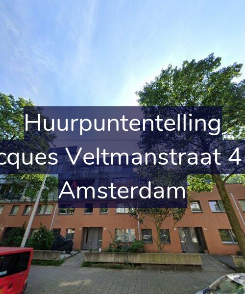Foto gevel Huurpuntentelling voor Jacques Veltmanstraat 419, Amsterdam