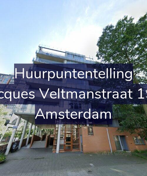 Foto gevel Huurpuntentelling voor Jacques Veltmanstraat 195, Amsterdam