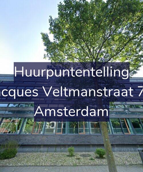 Foto gevel Huurpuntentelling voor Jacques Veltmanstraat 77, Amsterdam