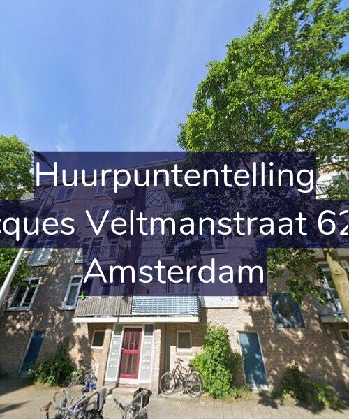 Foto gevel Huurpuntentelling voor Jacques Veltmanstraat 62-1, Amsterdam