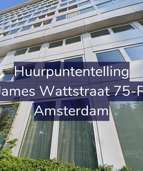 Foto gevel Huurpuntentelling voor James Wattstraat 75-R, Amsterdam