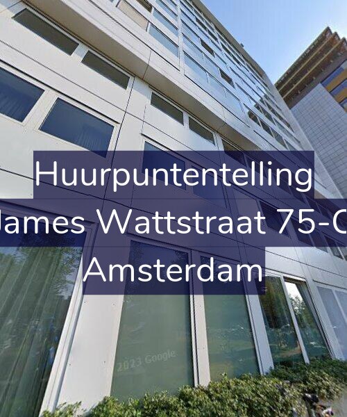 Foto gevel Huurpuntentelling voor James Wattstraat 75-C, Amsterdam