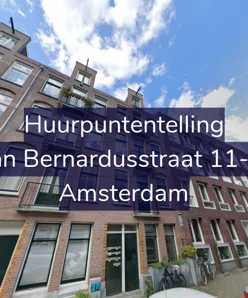 Foto gevel Huurpuntentelling voor Jan Bernardusstraat 11-G, Amsterdam