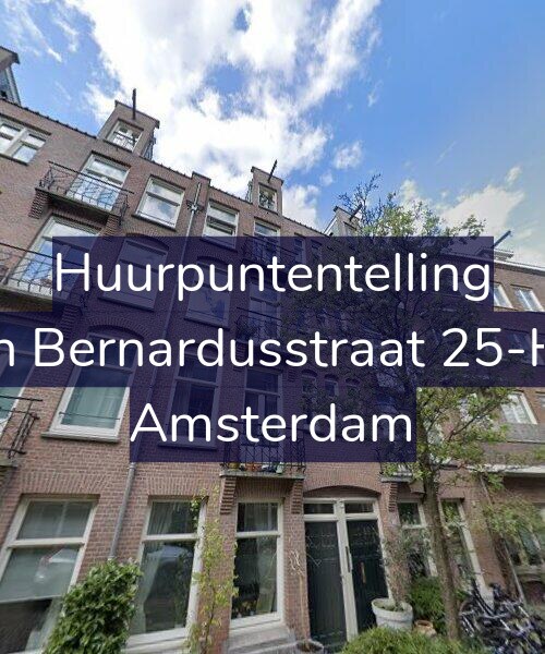 Foto gevel Huurpuntentelling voor Jan Bernardusstraat 25-HR, Amsterdam