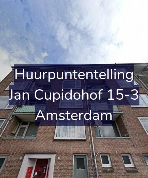 Foto gevel Huurpuntentelling voor Jan Cupidohof 15-3, Amsterdam