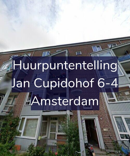 Foto gevel Huurpuntentelling voor Jan Cupidohof 6-4, Amsterdam