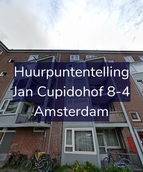 Foto gevel Huurpuntentelling voor Jan Cupidohof 8-4, Amsterdam
