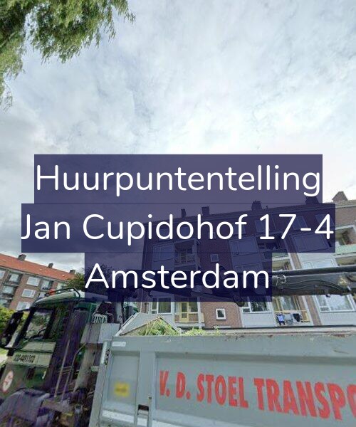 Foto gevel Huurpuntentelling voor Jan Cupidohof 17-4, Amsterdam