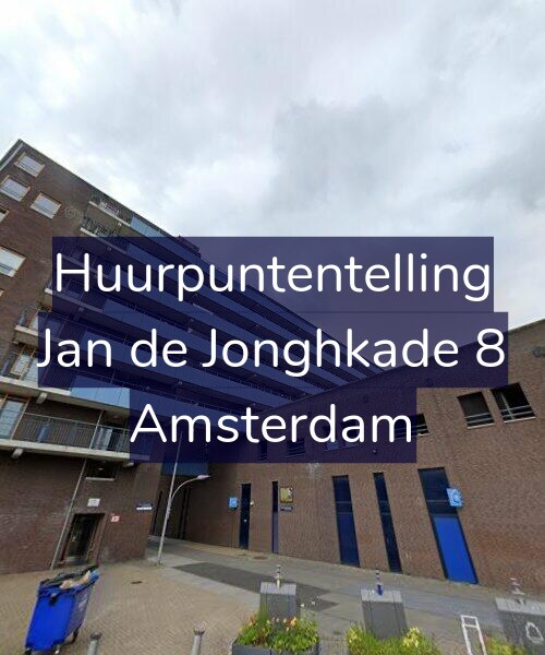 Foto gevel Huurpuntentelling voor Jan de Jonghkade 8, Amsterdam