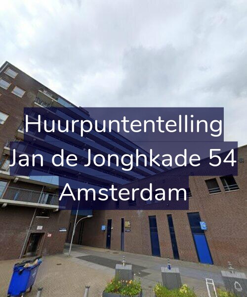 Foto gevel Huurpuntentelling voor Jan de Jonghkade 54, Amsterdam