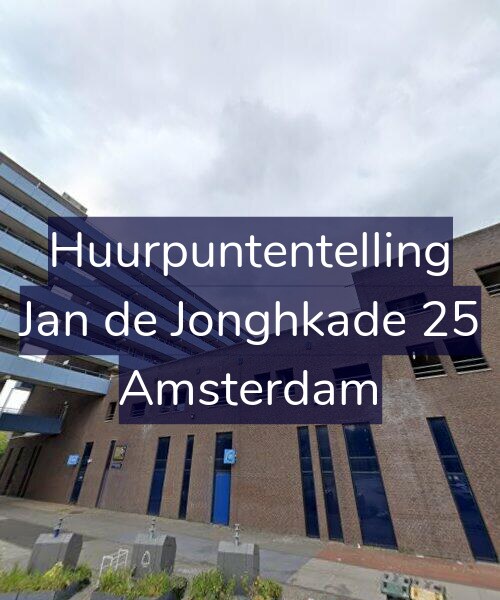 Foto gevel Huurpuntentelling voor Jan de Jonghkade 25, Amsterdam