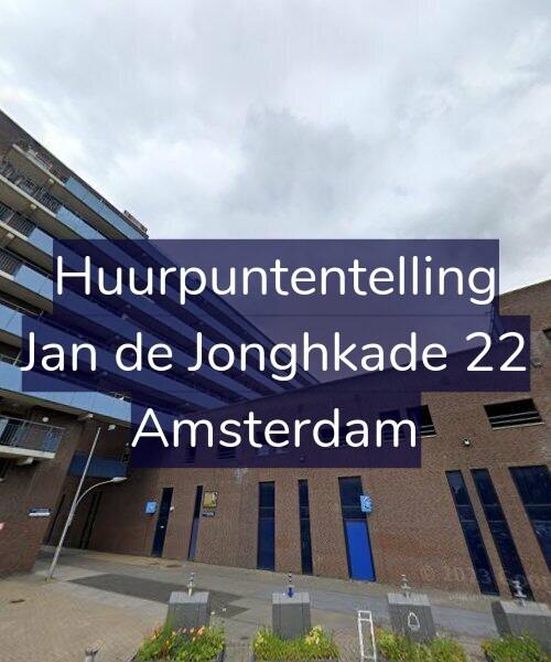 Foto gevel Huurpuntentelling voor Jan de Jonghkade 22, Amsterdam