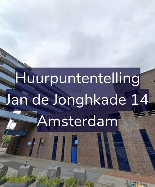 Foto gevel Huurpuntentelling voor Jan de Jonghkade 14, Amsterdam