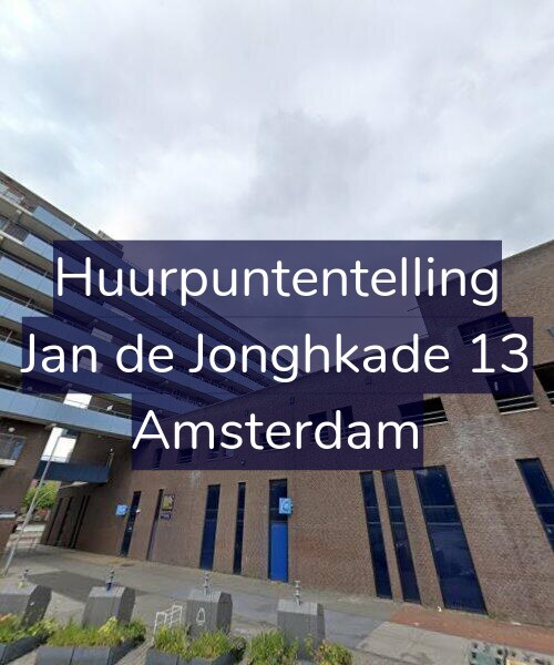 Foto gevel Huurpuntentelling voor Jan de Jonghkade 13, Amsterdam