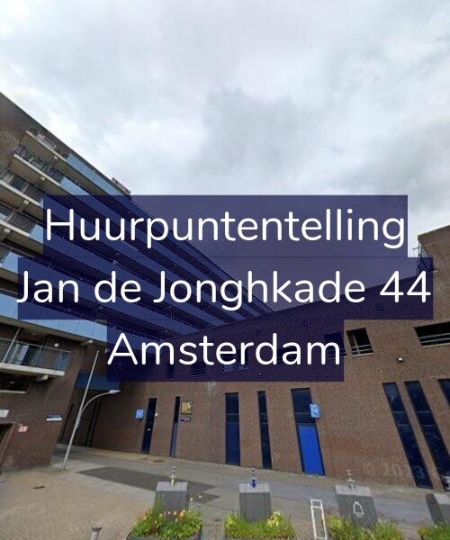 Foto gevel Huurpuntentelling voor Jan de Jonghkade 44, Amsterdam