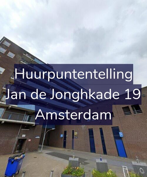 Foto gevel Huurpuntentelling voor Jan de Jonghkade 19, Amsterdam