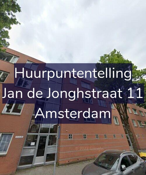 Foto gevel Huurpuntentelling voor Jan de Jonghstraat 11, Amsterdam