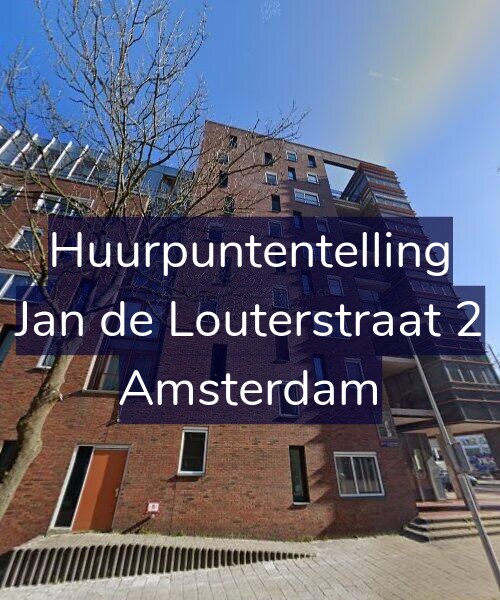 Foto gevel Huurpuntentelling voor Jan de Louterstraat 2, Amsterdam