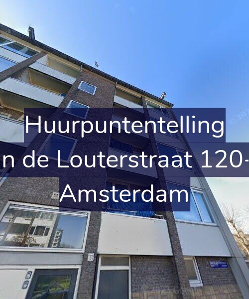 Foto gevel Huurpuntentelling voor Jan de Louterstraat 120-3, Amsterdam