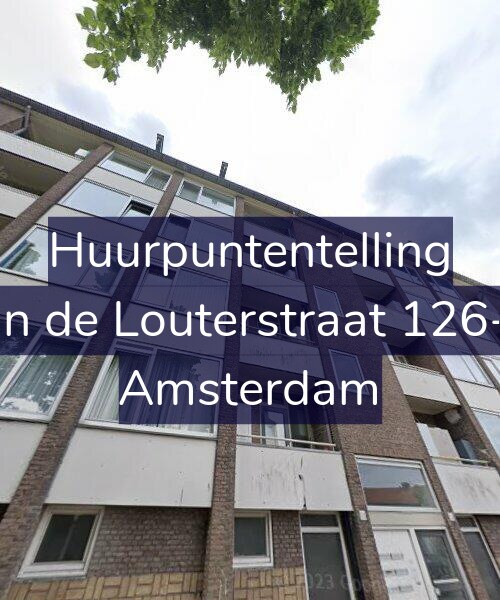 Foto gevel Huurpuntentelling voor Jan de Louterstraat 126-3, Amsterdam