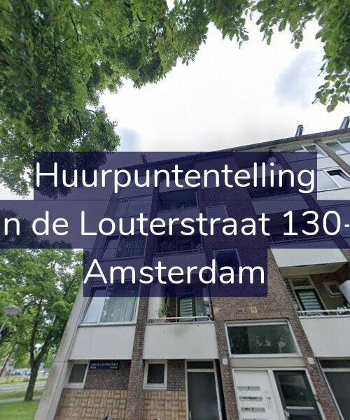 Foto gevel Huurpuntentelling voor Jan de Louterstraat 130-3, Amsterdam