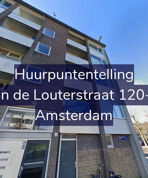 Foto gevel Huurpuntentelling voor Jan de Louterstraat 120-1, Amsterdam